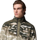 Columbia Helvetia II Printed Half Snap Fleece | Men’s Pullover – Borderland Muff