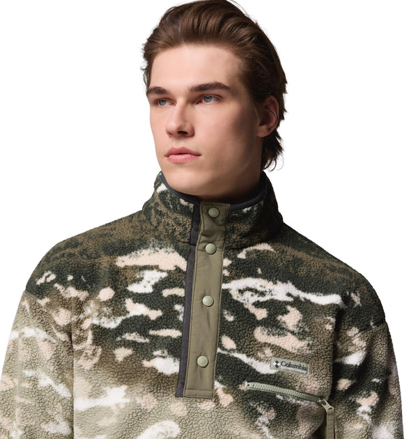 Columbia Helvetia II Printed Half Snap Fleece | Men’s Pullover – Borderland Muff