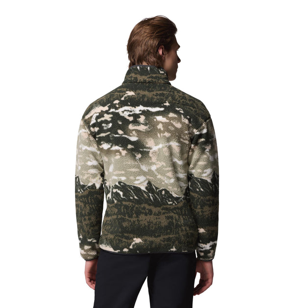 Columbia Helvetia II Printed Half Snap Fleece | Men’s Pullover – Borderland Muff