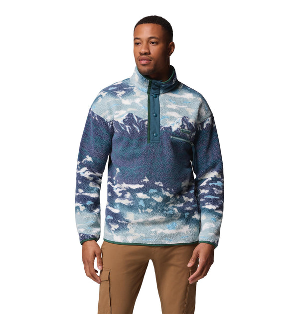 Columbia Helvetia II Printed Half Snap Fleece | Men’s Pullover – Borderland Muff