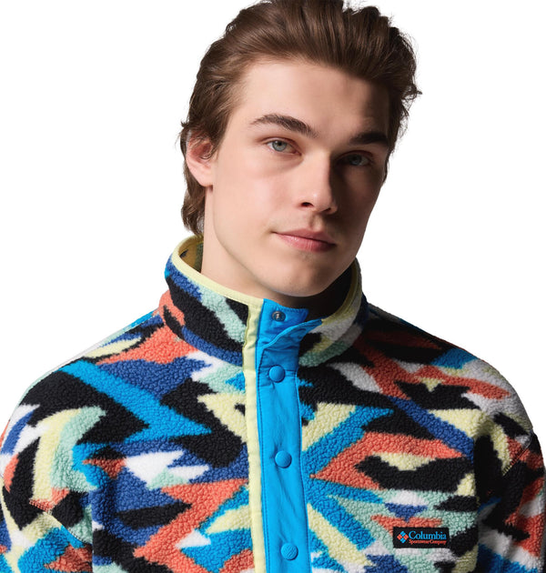 Columbia Helvetia II Printed Half Snap Fleece | Men’s Pullover – Borderland Muff