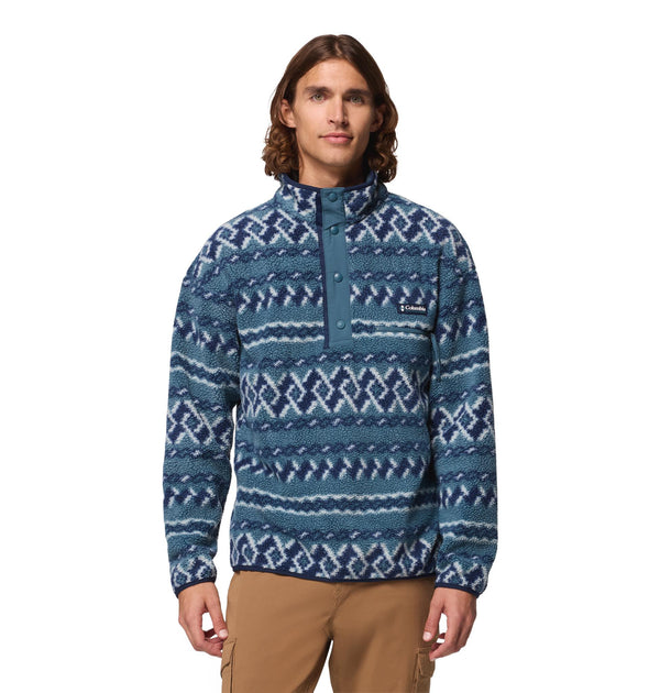 Columbia Helvetia II Printed Half Snap Fleece | Men’s Pullover – Borderland Muff
