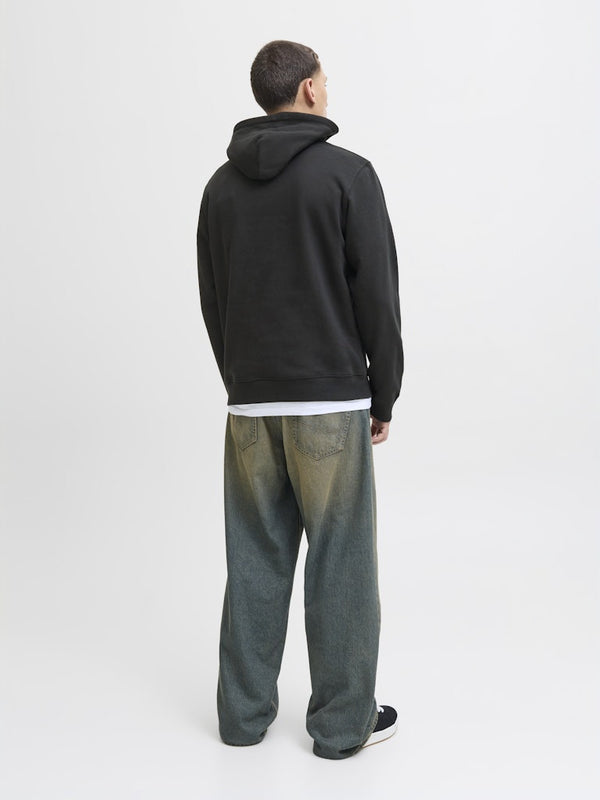 Jack & Jones JORINWOOD Block Branding Sweat Hoodie | Men’s Organic Cotton Hoodie