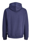 Jack & Jones JORINWOOD Block Branding Sweat Hoodie | Men’s Organic Cotton Hoodie