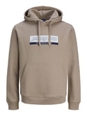 Jack & Jones JORINWOOD Block Branding Sweat Hoodie | Men’s Organic Cotton Hoodie