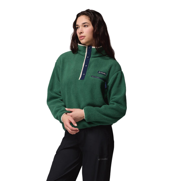 Columbia Ladies Helvetia II Cropped Half Snap Fleece | Women’s Sherpa – Borderland Muff