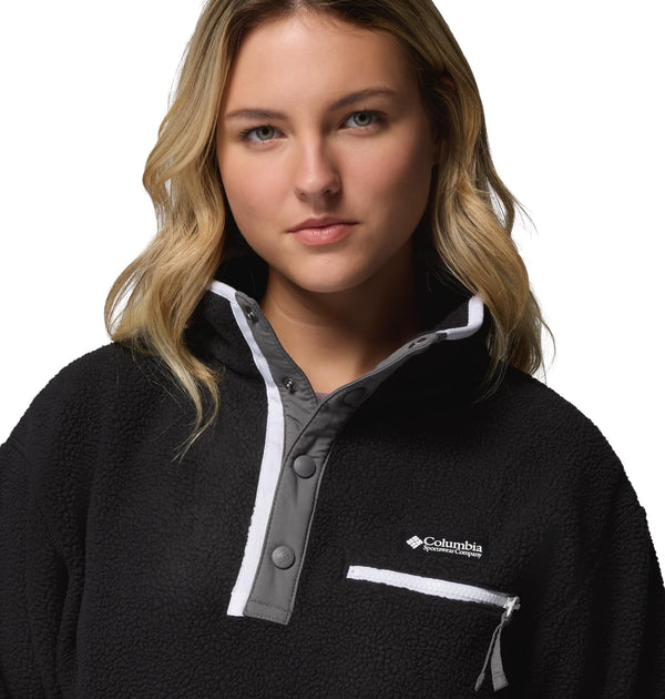 Columbia Ladies Helvetia II Cropped Half Snap Fleece | Women’s Sherpa – Borderland Muff