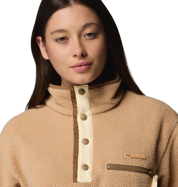 Columbia Ladies Helvetia II Cropped Half Snap Fleece | Women’s Sherpa – Borderland Muff