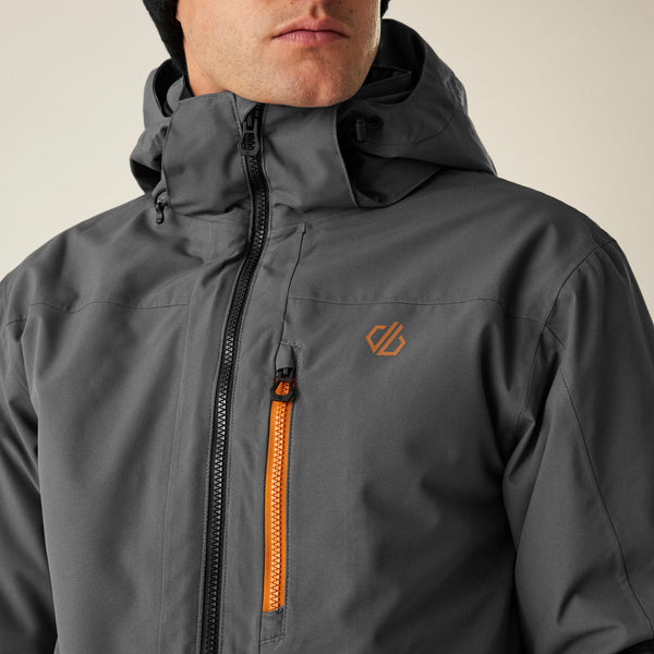 Dare2b Edge III Men’s Ski Jacket | Iron Gate Waterproof Winter Coat – Borderland Muff