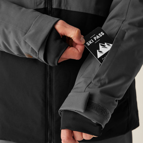 Dare2b Edge III Men’s Ski Jacket | Iron Gate Waterproof Winter Coat – Borderland Muff