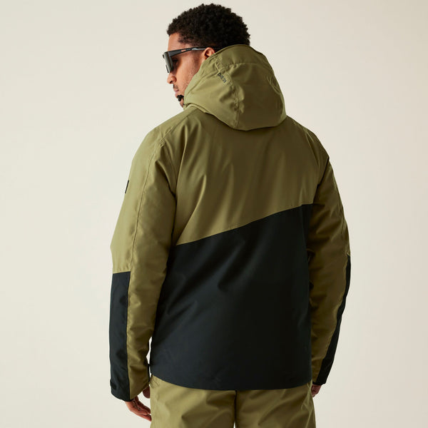 Dare2b Halfpipe III Men’s Ski Jacket | Olive Green Waterproof – Borderland Muff