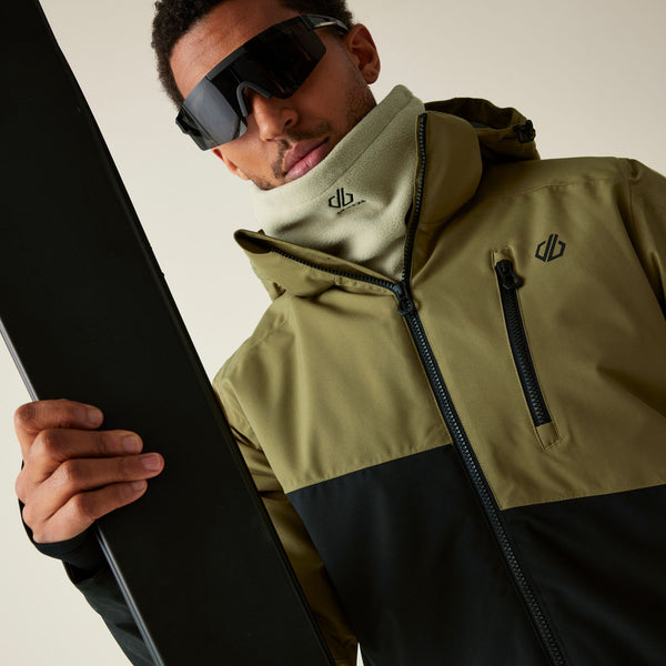 Dare2b Halfpipe III Men’s Ski Jacket | Olive Green Waterproof – Borderland Muff
