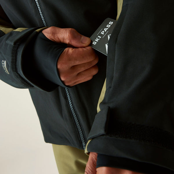 Dare2b Halfpipe III Men’s Ski Jacket | Olive Green Waterproof – Borderland Muff