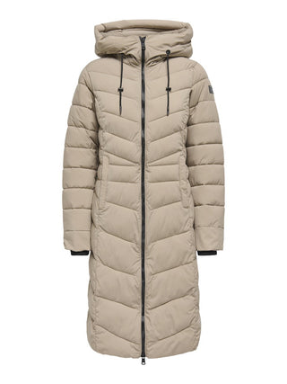 ONLY ONLJULIET LIFE Quilt Coat | Women’s Long Quilted Winter Jacket – Borderland Muff