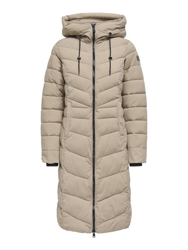 ONLY ONLJULIET LIFE Quilt Coat | Women’s Long Quilted Winter Jacket – Borderland Muff