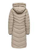 ONLY ONLJULIET LIFE Quilt Coat | Women’s Long Quilted Winter Jacket – Borderland Muff