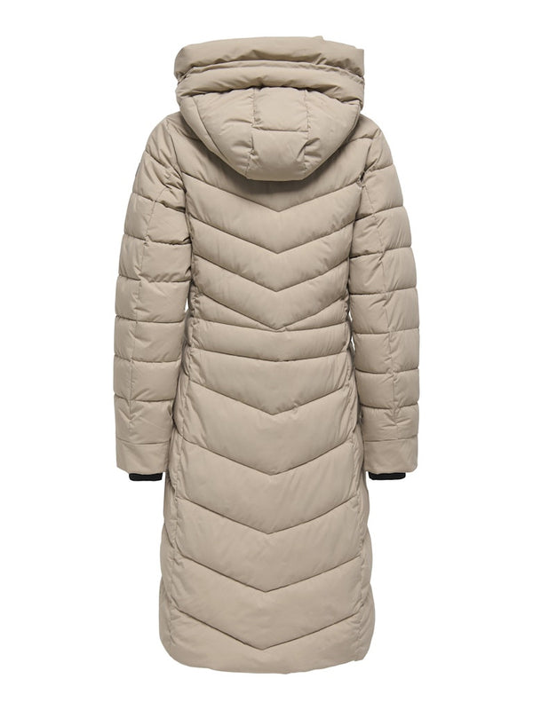 ONLY ONLJULIET LIFE Quilt Coat | Women’s Long Quilted Winter Jacket – Borderland Muff
