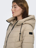 ONLY ONLJULIET LIFE Quilt Coat | Women’s Long Quilted Winter Jacket – Borderland Muff
