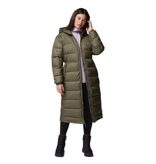Buy stone-green Columbia Ladies Pike Lake III Long Jacket | Women’s Winter Coat – Borderland Muff