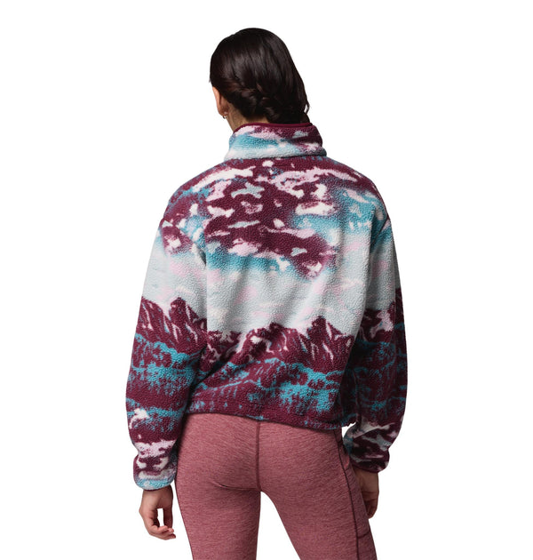 Columbia Ladies Helvetia II Printed Cropped Half Snap Fleece – Borderland Muff