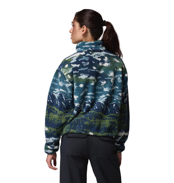 Columbia Ladies Helvetia II Printed Cropped Half Snap Fleece – Borderland Muff