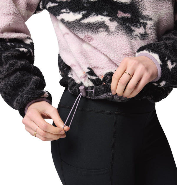 Columbia Ladies Helvetia II Printed Cropped Half Snap Fleece – Borderland Muff