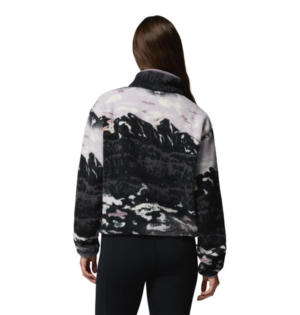 Columbia Ladies Helvetia II Printed Cropped Half Snap Fleece – Borderland Muff