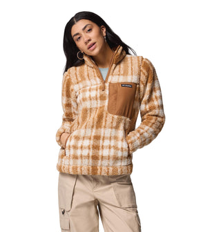 Buy camel Columbia Ladies West Bend II 1/4 Zip Fleece | Women’s Eco Pullover – Borderland Muff