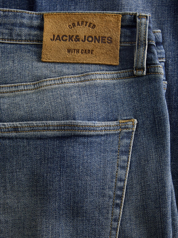 Jack & Jones JJIGlenn 335 Slim Fit Blue Jeans | Men’s Denim – Borderland Muff