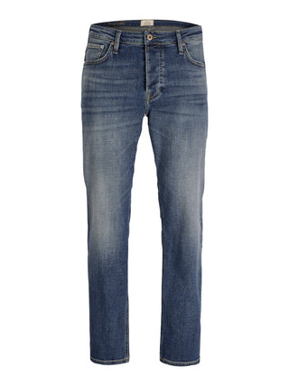 Jack & Jones JJIGlenn 335 Slim Fit Blue Jeans | Men’s Denim – Borderland Muff