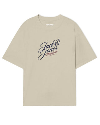 Jack & Jones JORINWOOD Men’s Crew Neck Cotton T-Shirt – Borderland Muff