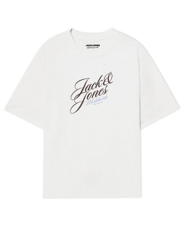 Jack & Jones JORINWOOD Men’s Crew Neck Cotton T-Shirt – Borderland Muff
