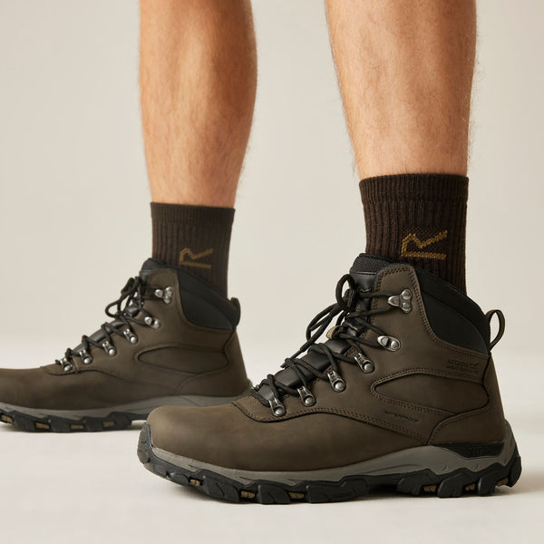 Regatta Men’s Holcombe Classic Walking Boots | Waterproof Trail Shoes