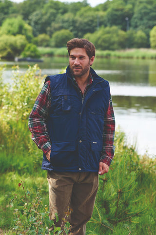 Buy navy Champion Men&#39;s Peak Quilted Bodywarmer | Country &amp; Farm Gilet