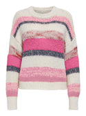 ONLY Alyssa Life Stripe Knit Jumper | Women’s Pullover Ireland