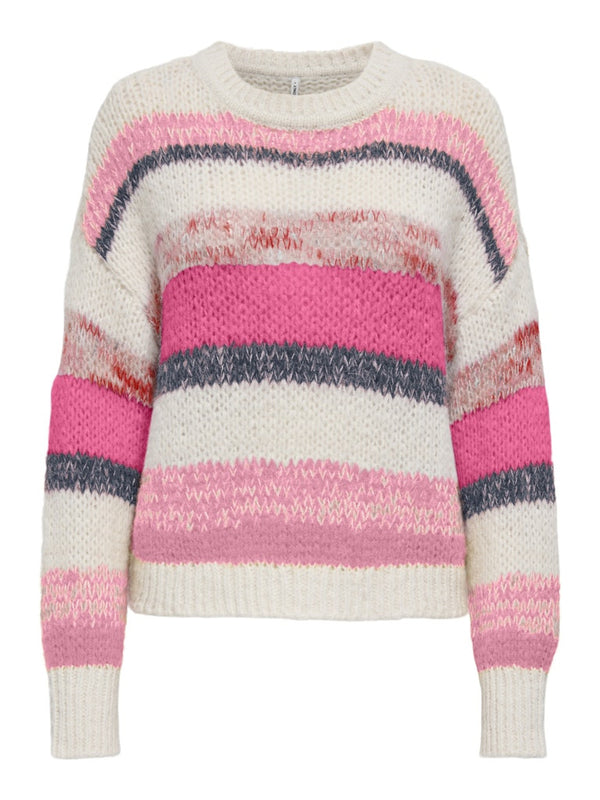 ONLY Alyssa Life Stripe Knit Jumper | Women’s Pullover Ireland