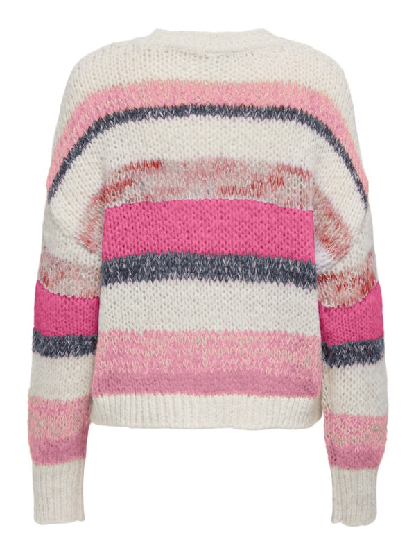 ONLY Alyssa Life Stripe Knit Jumper | Women’s Pullover Ireland
