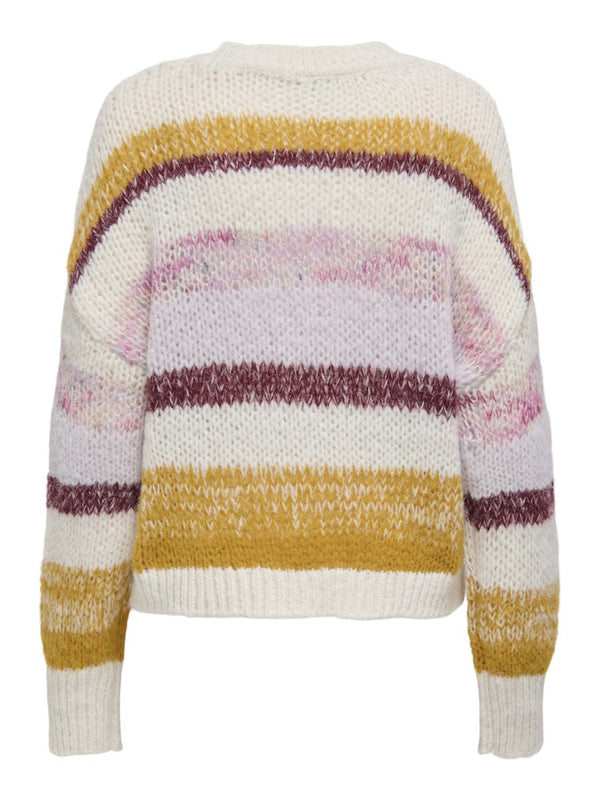 ONLY Alyssa Life Stripe Knit Jumper | Women’s Pullover Ireland