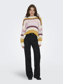 ONLY Alyssa Life Stripe Knit Jumper | Women’s Pullover Ireland