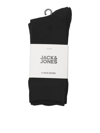 Jack & Jones Black Socks 3-Pack | Men’s Everyday Socks