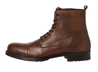 Jack & Jones JFWShaun Leather Boot | Cognac Men’s Boots Ireland