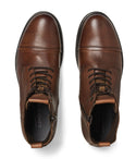 Jack & Jones JFWShaun Leather Boot | Cognac Men’s Boots Ireland