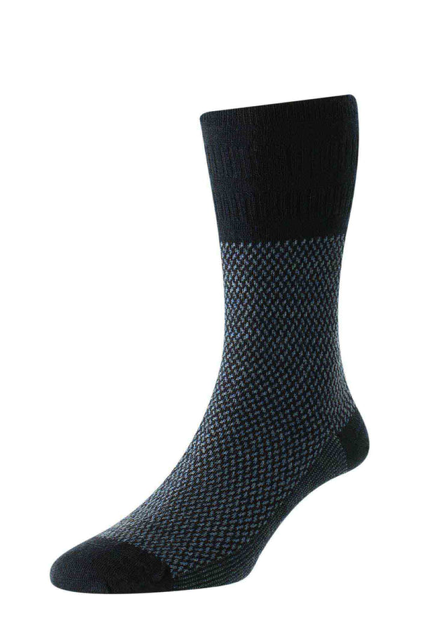 HJ Hall HJ972 Jacquard Wool Softop® Socks | Non-Elastic Men’s