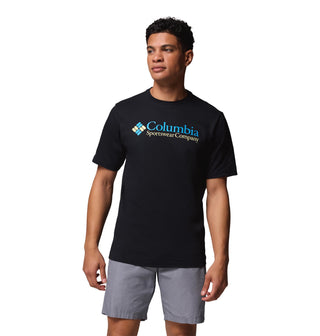 Buy black Columbia Mens CSC Logo Tee