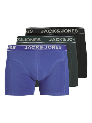 Jack & Jones JACBLACK 3-Pack Men’s Trunks – Organic Cotton Underwear