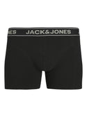 Jack & Jones JACBLACK 3-Pack Men’s Trunks – Organic Cotton Underwear