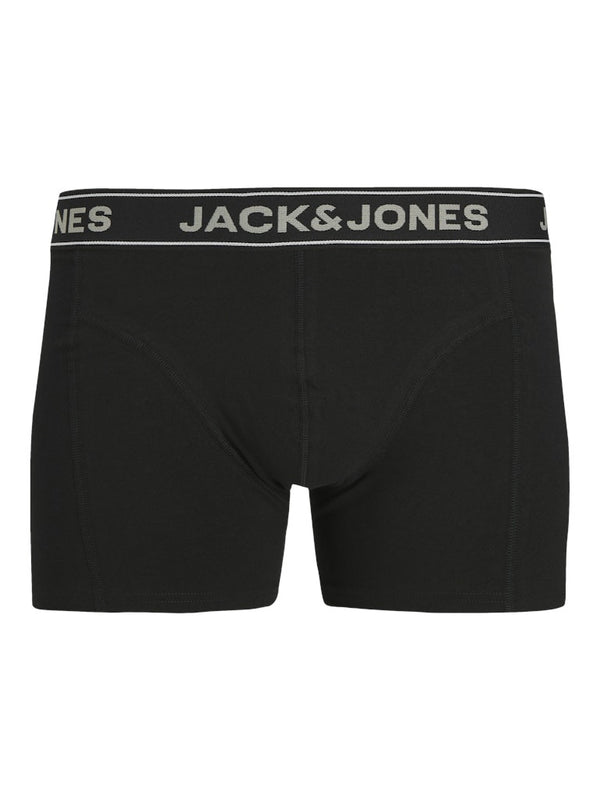 Jack & Jones JACBLACK 3-Pack Men’s Trunks – Organic Cotton Underwear