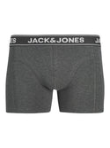 Jack & Jones JACBLACK 3-Pack Men’s Trunks – Organic Cotton Underwear