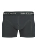 Jack & Jones JACBLACK 3-Pack Men’s Trunks – Organic Cotton Underwear