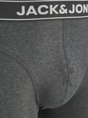 Jack & Jones JACBLACK 3-Pack Men’s Trunks – Organic Cotton Underwear